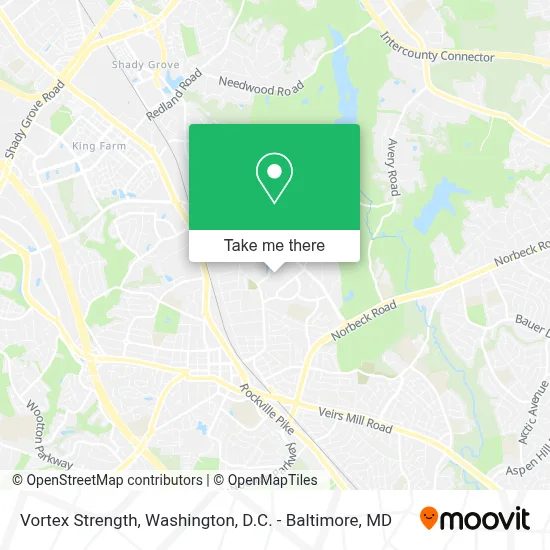 Vortex Strength map