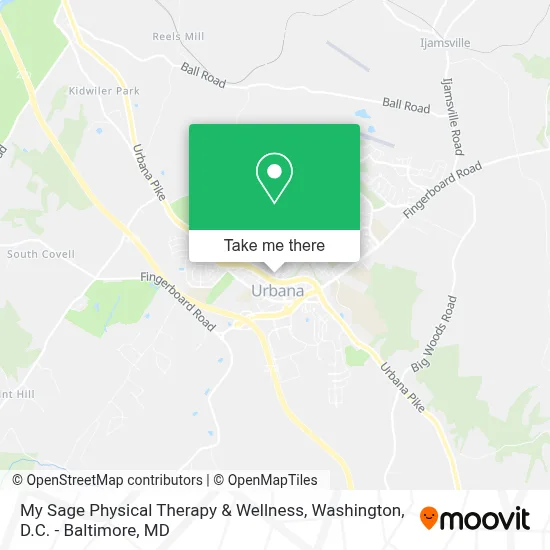 My Sage Physical Therapy & Wellness map