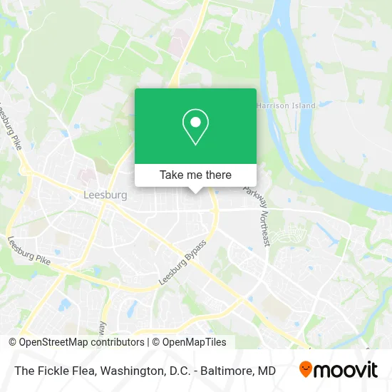 The Fickle Flea map
