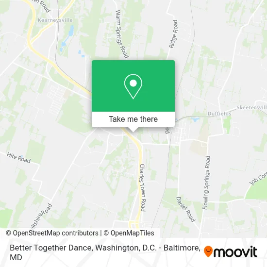 Better Together Dance map