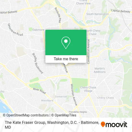 The Kate Fraser Group map