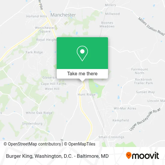 Burger King map