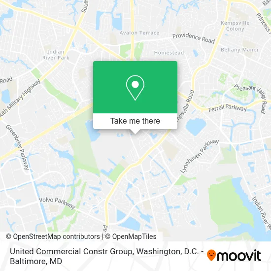 United Commercial Constr Group map