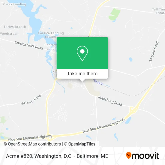 Acme #820 map