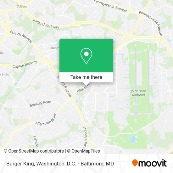 Burger King map