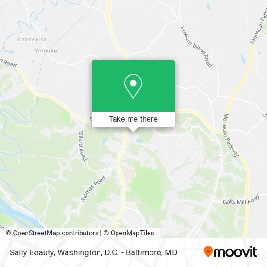 Sally Beauty map