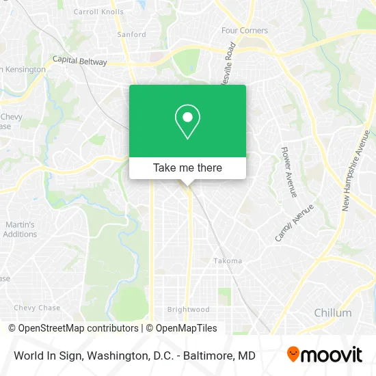 World In Sign map