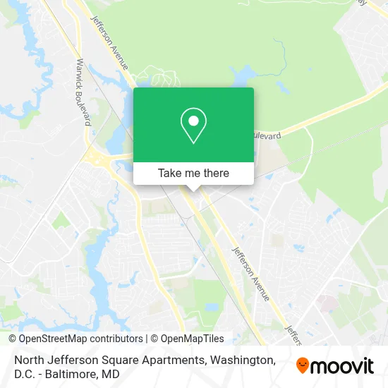 North Jefferson Square Apartments map