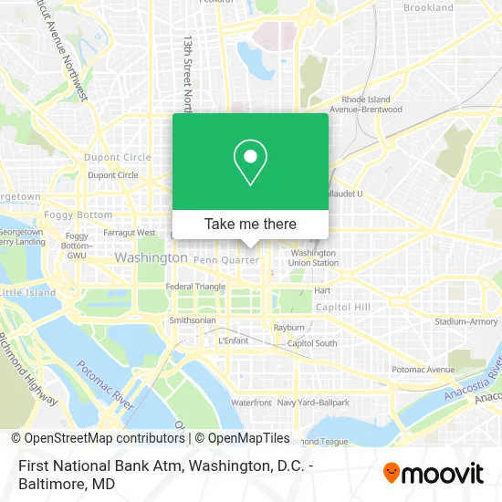 First National Bank Atm map