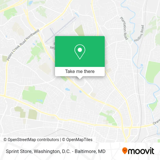 Sprint Store map