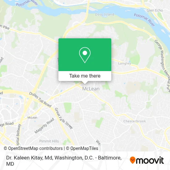 Dr. Kaleen Kitay, Md map