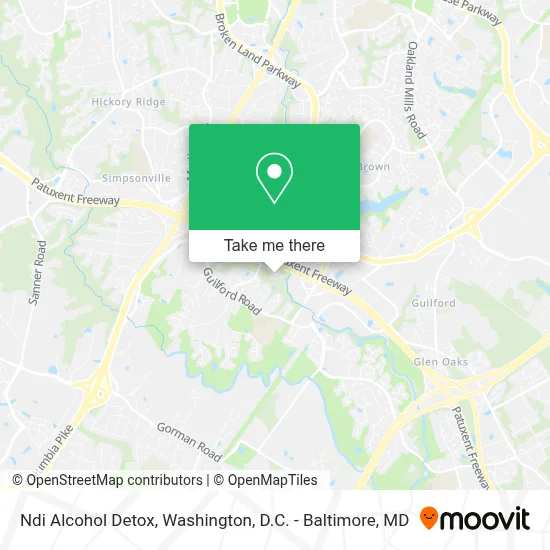 Ndi Alcohol Detox map