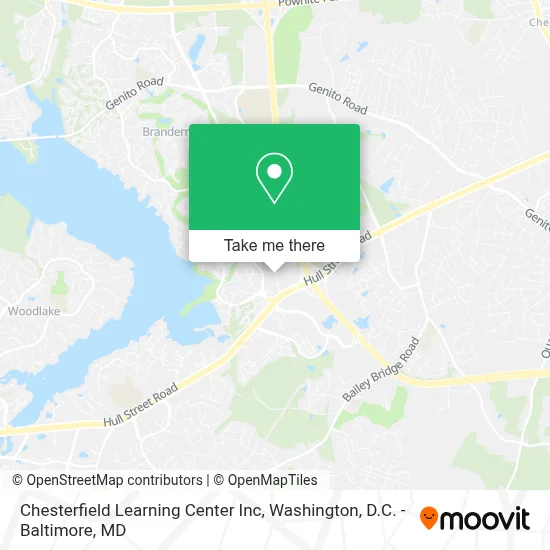 Chesterfield Learning Center Inc map