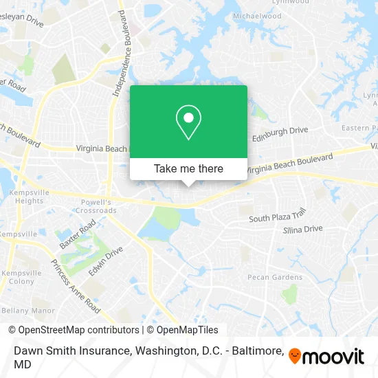 Dawn Smith Insurance map