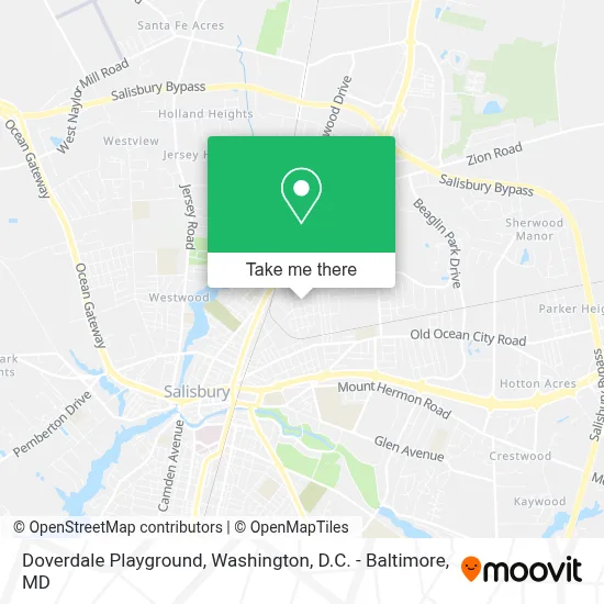 Doverdale Playground map