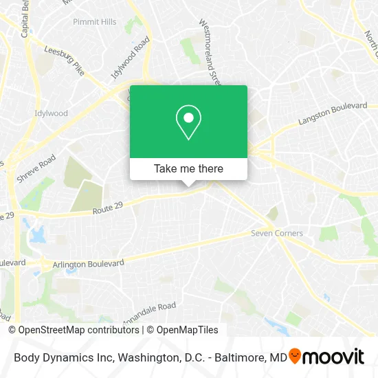 Body Dynamics Inc map