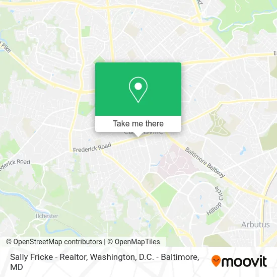 Sally Fricke - Realtor map