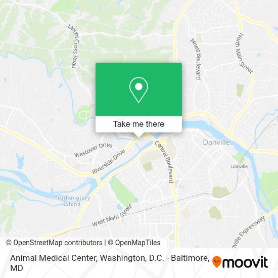 Animal Medical Center map