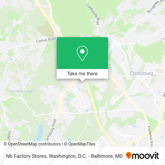 Nb Factory Stores map