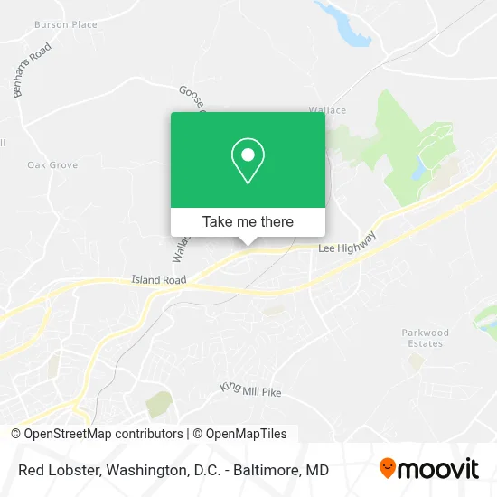 Red Lobster map