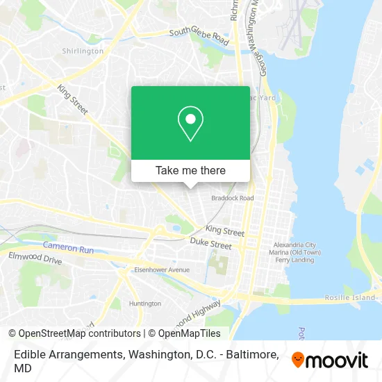 Edible Arrangements map