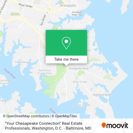 "Your Chesapeake Connection" Real Estate Professionals map