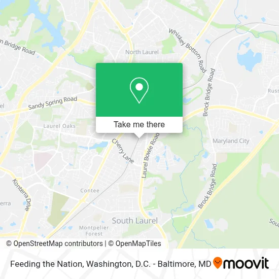 Feeding the Nation map