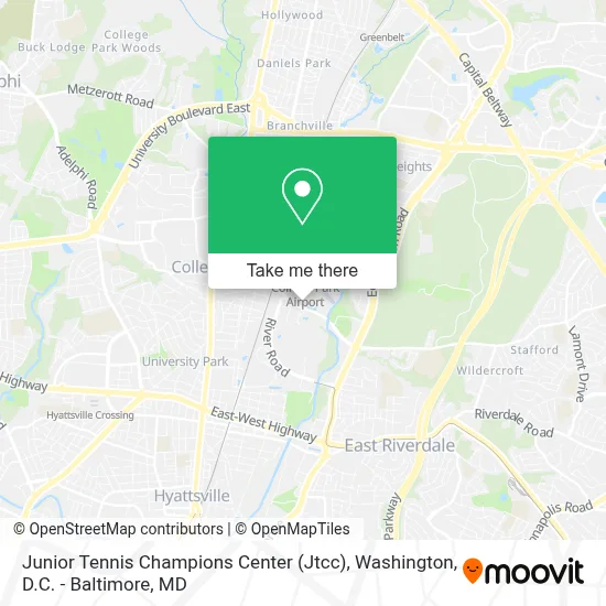 Junior Tennis Champions Center (Jtcc) map