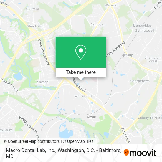 Macro Dental Lab, Inc. map