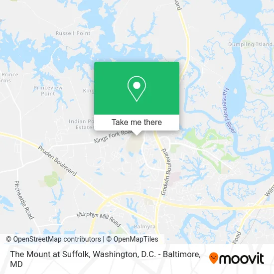 The Mount at Suffolk map