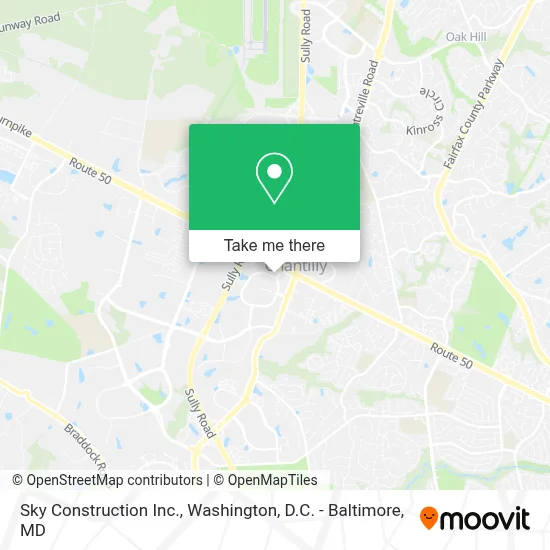 Sky Construction Inc. map