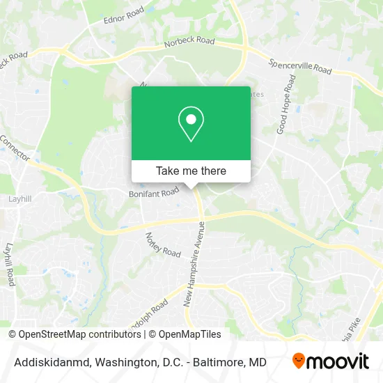 Addiskidanmd map
