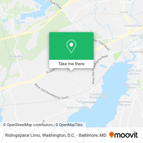 Ridingspace Limo map