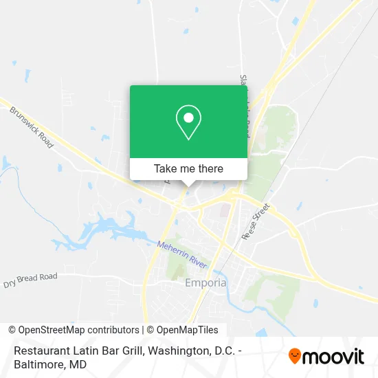Restaurant Latin Bar Grill map