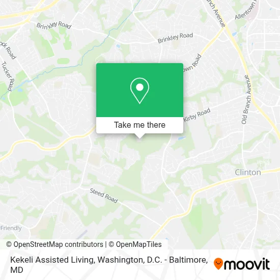 Kekeli Assisted Living map