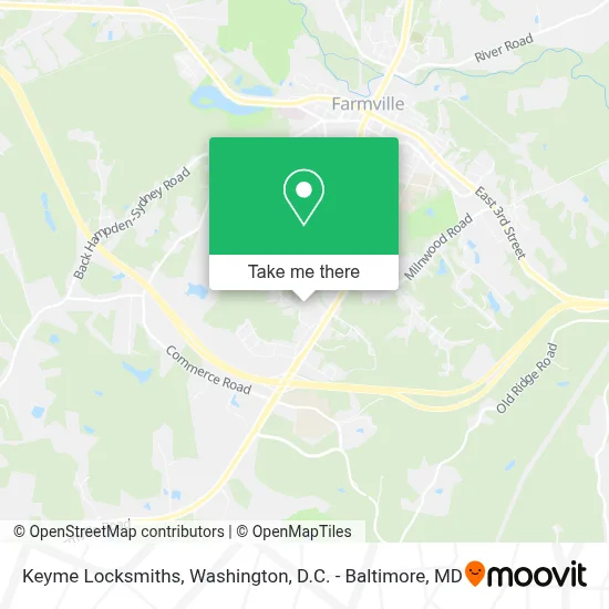 Keyme Locksmiths map