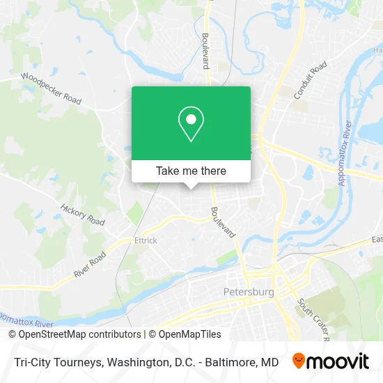 Tri-City Tourneys map