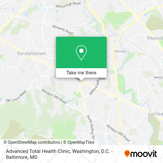 Advanced Total Health Clinic map