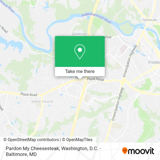 Pardon My Cheesesteak map