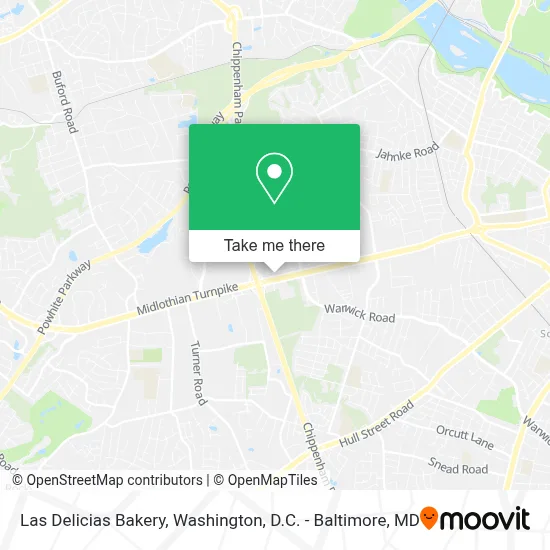 Las Delicias Bakery map