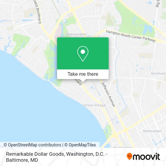 Remarkable Dollar Goods map