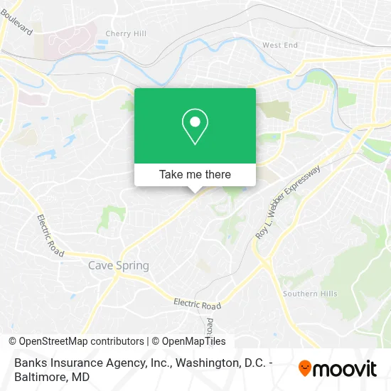Banks Insurance Agency, Inc. map