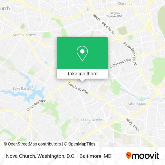Nova Church map
