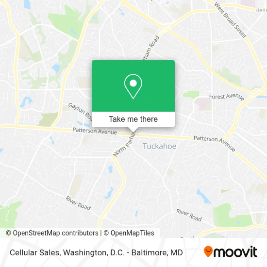 Cellular Sales map