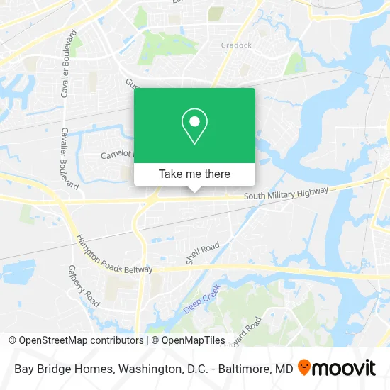 Bay Bridge Homes map