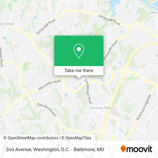 2nd Ave map
