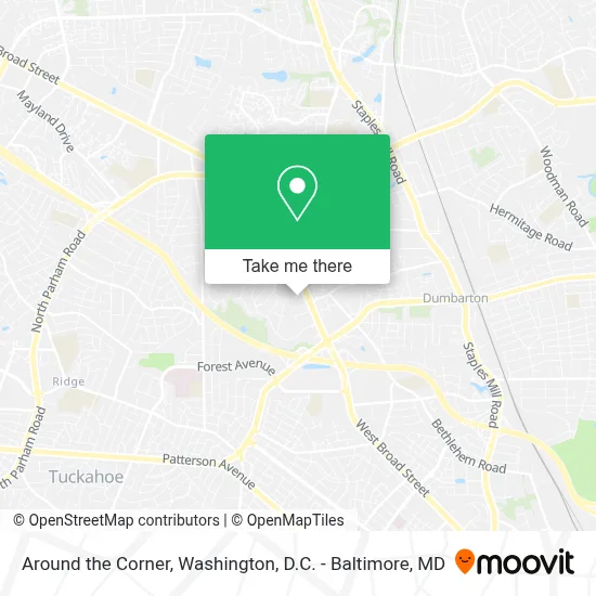 Around the Corner map