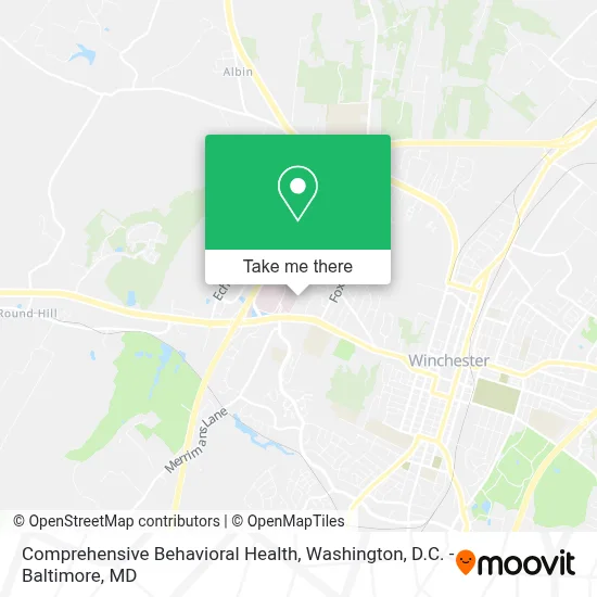 Comprehensive Behavioral Health map