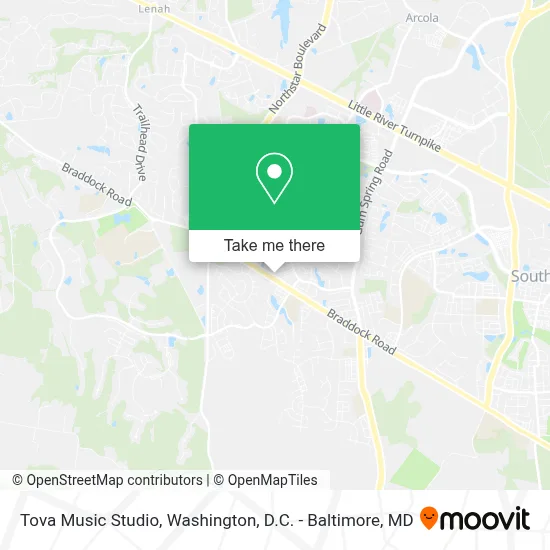 Tova Music Studio map