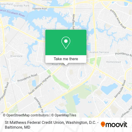 St Mathews Federal Credit Union map